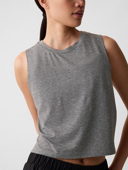 GapFit Breathe Cropped Muscle T-Shirt Product Image