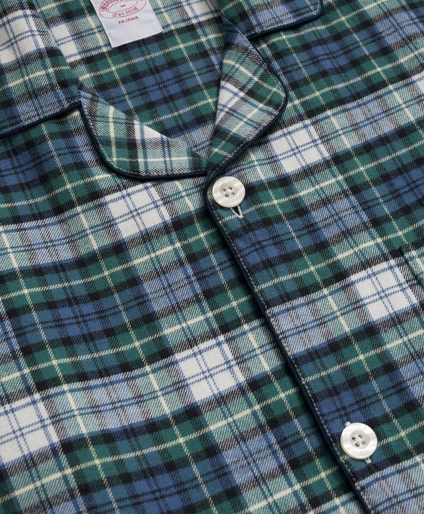 Cotton Flannel Tartan Pajamas Product Image