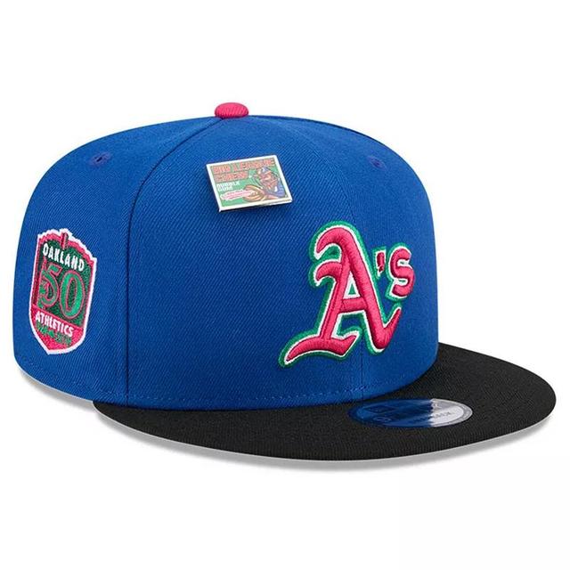 Mens New Era Royal/Black Oakland Athletics Watermelon Big League Chew Flavor Pack 9FIFTY Snapback Hat Product Image