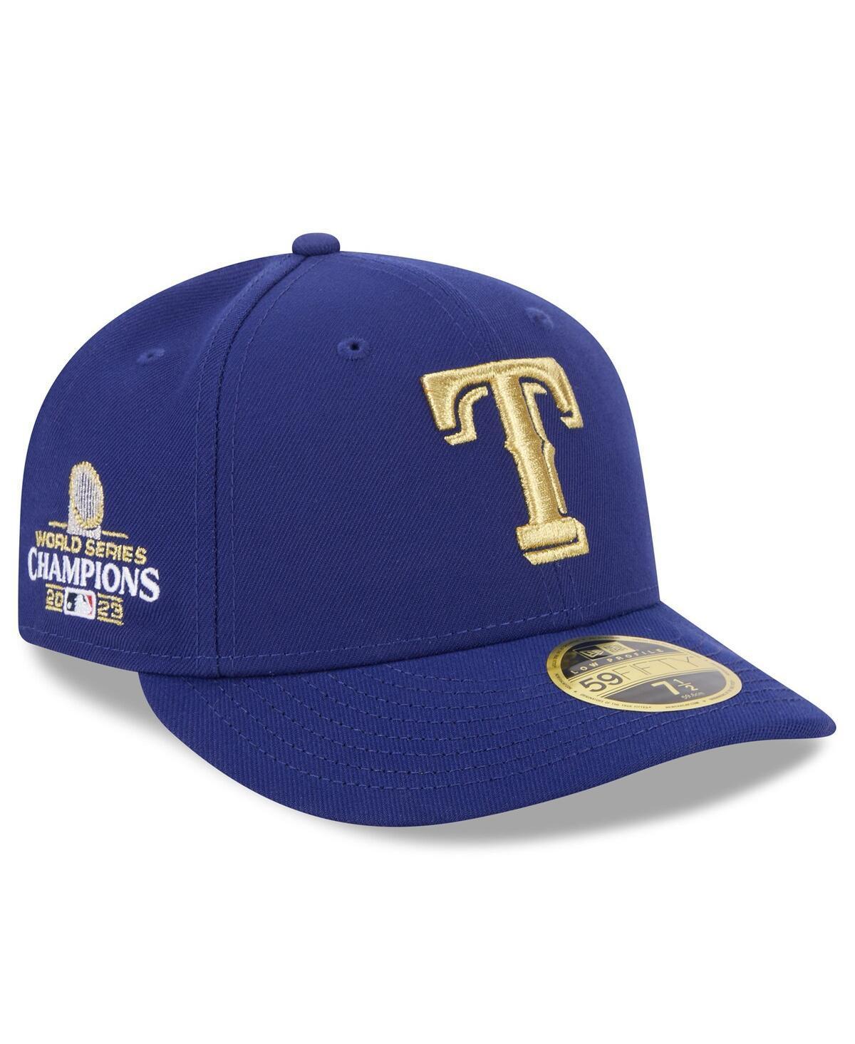 Mens New Era Royal Texas Rangers 2024 Gold Collection Low Profile 59FIFTY Fitted Hat Product Image