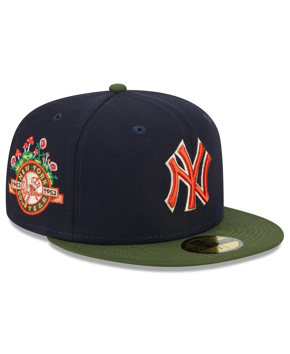 Mens New Era Navy New York Yankees Sprouted 59FIFTY Fitted Hat Product Image