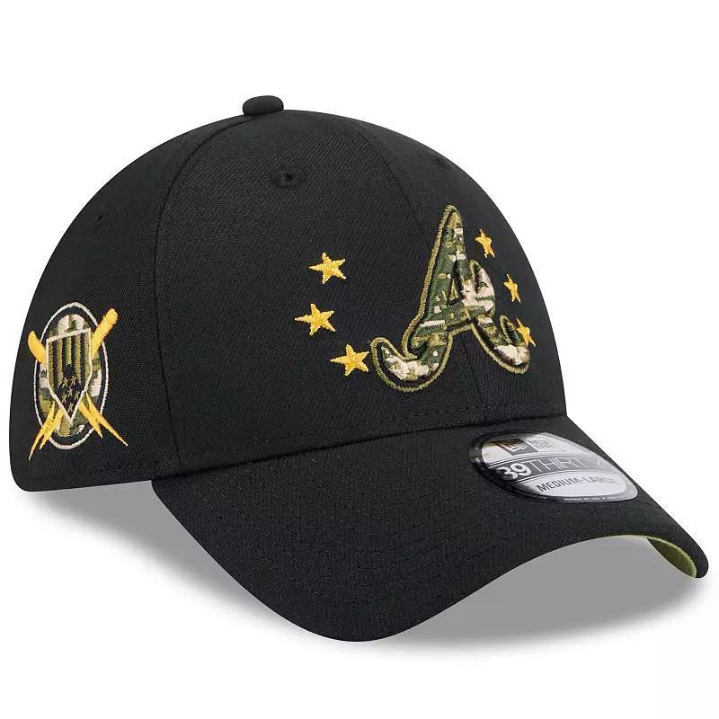 Mens New Era Atlanta Braves 2024 Armed Forces Day 39THIRTY Flex Hat Product Image