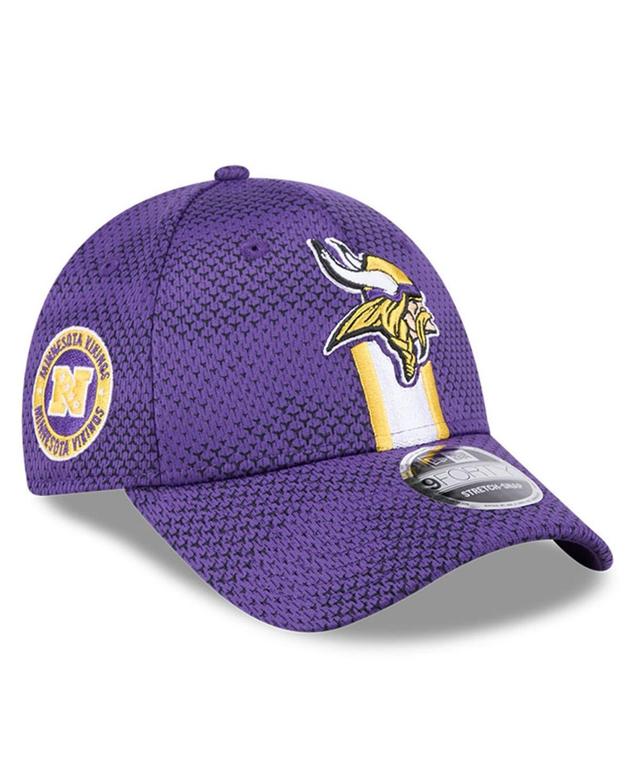 New Era Mens Purple Minnesota Vikings 2024 Sideline 9FORTY Stretch-Snap Hat Product Image