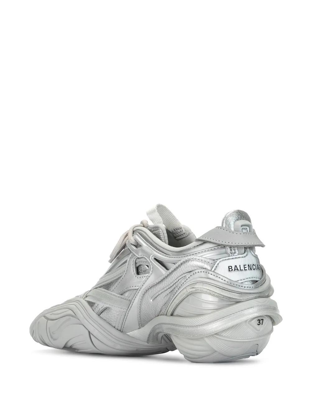 metallic low-top sneakers Product Image