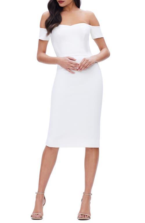 Dress the Population Bailey Off the Shoulder Body-Con Dress Product Image