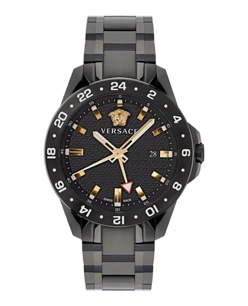 Sport Tech Gmt Bracelet Watch In Black Product Image