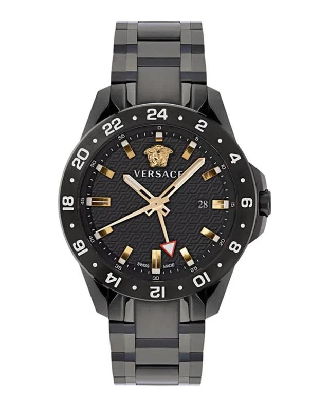 Sport Tech Gmt Bracelet Watch In Black Product Image