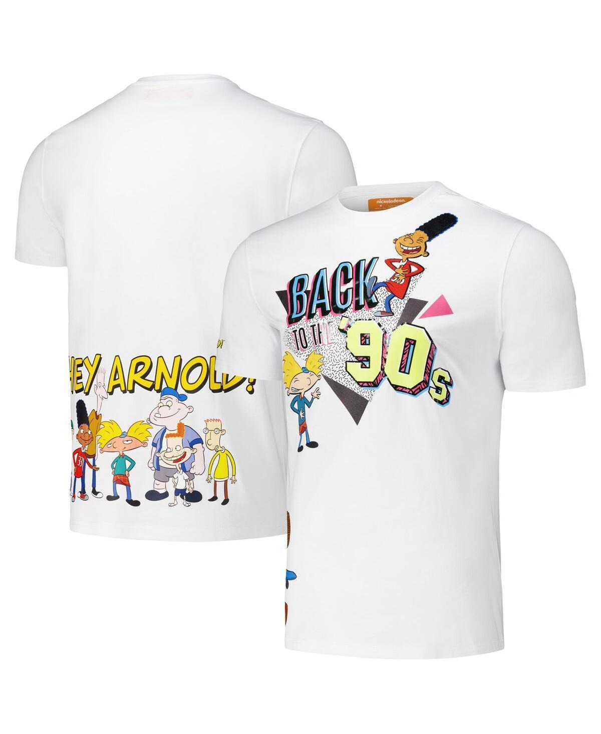 Freeze Max Mens White Hey Arnold Back to The 90s Regular Fit T-Shirt Product Image