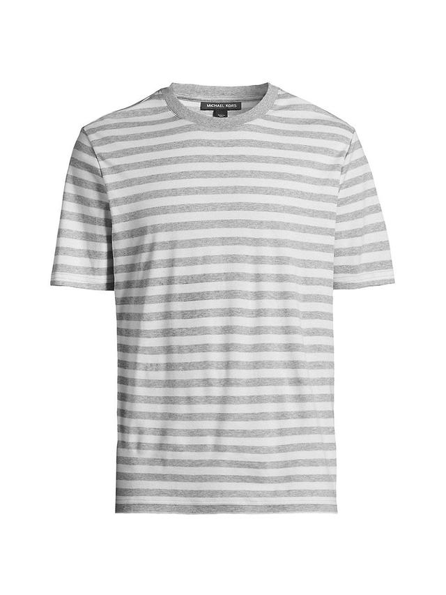 Mens Striped Cotton T-Shirt Product Image