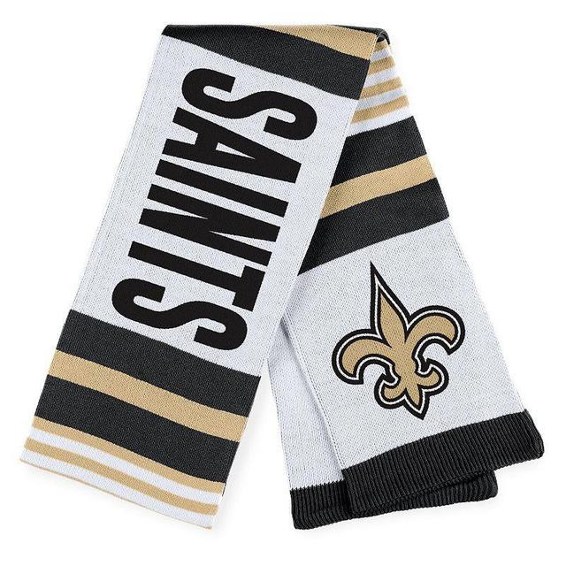 Womens WEAR by Erin Andrews New Orleans Saints Jacquard Striped Scarf Product Image