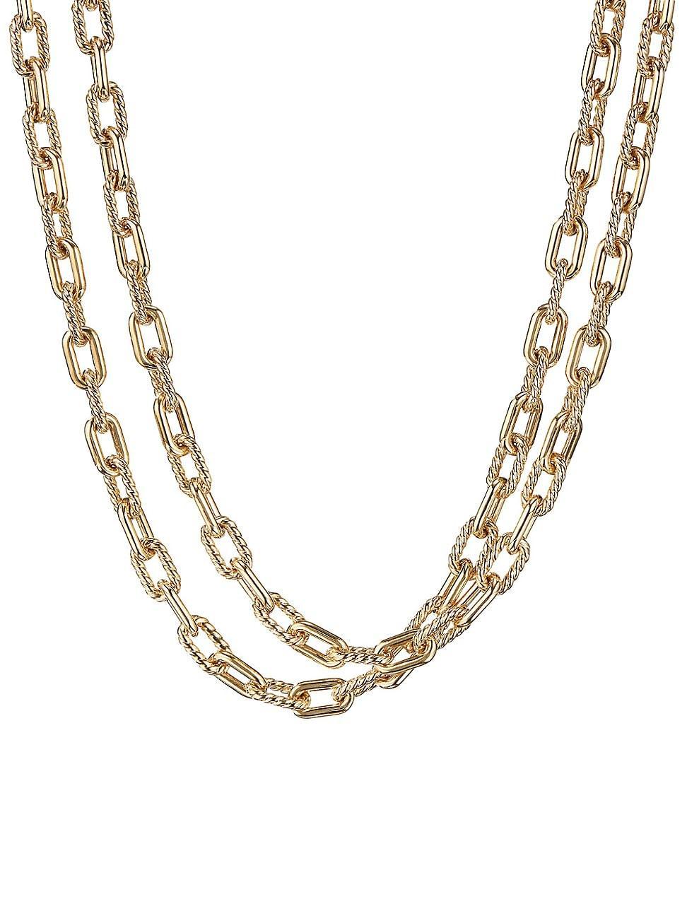 Womens Madison Bold Necklace In 18K Yellow Gold Product Image