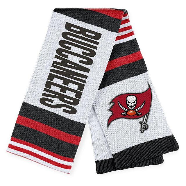 Womens WEAR by Erin Andrews Tampa Bay Buccaneers Jacquard Striped Scarf Product Image