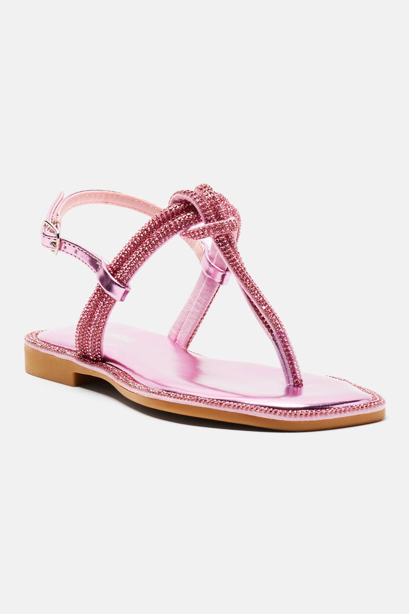 Lizzy Embellished Sandals - Pink product image