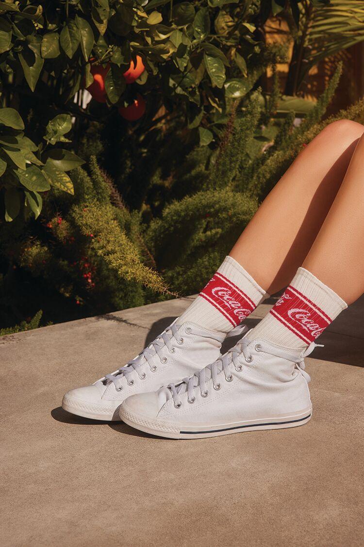 Coca-Cola Crew Socks | Forever 21 Product Image