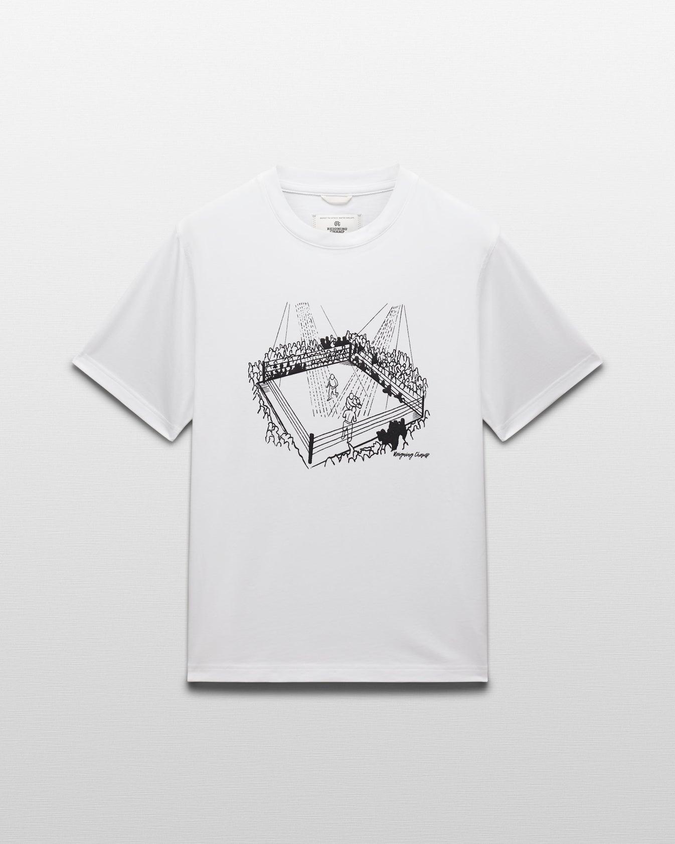 Reigning Champ Midweight Jersey Lines T-Shirt Product Image