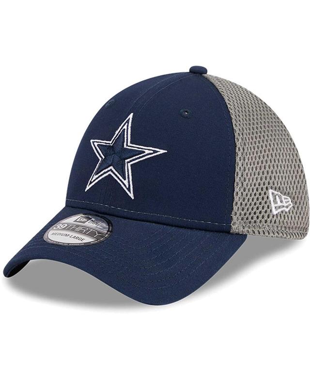 Mens New Era /Graphite Dallas Cowboys Retro Joe Main Neo 39THIRTY Flex Hat Blue Product Image