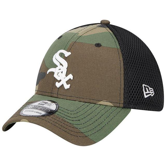 Mens New Era Camo Chicago White Sox Team Neo 39THIRTY Flex Hat Product Image