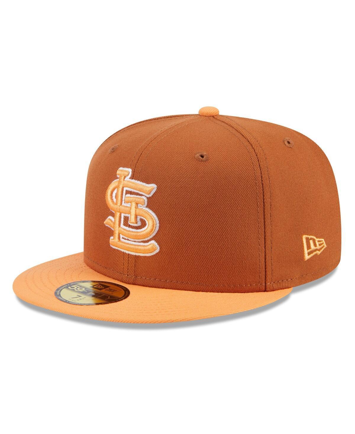 Mens New Era /Orange St. Louis Cardinals Spring Color Basic Two-Tone 59FIFTY Fitted Hat Product Image