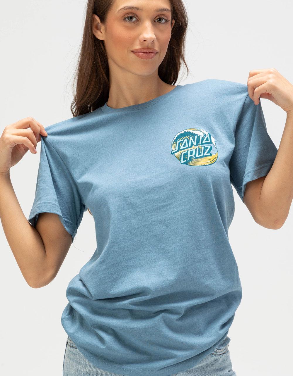 SANTA CRUZ Wave Dot Womens Boyfriend Tee Product Image