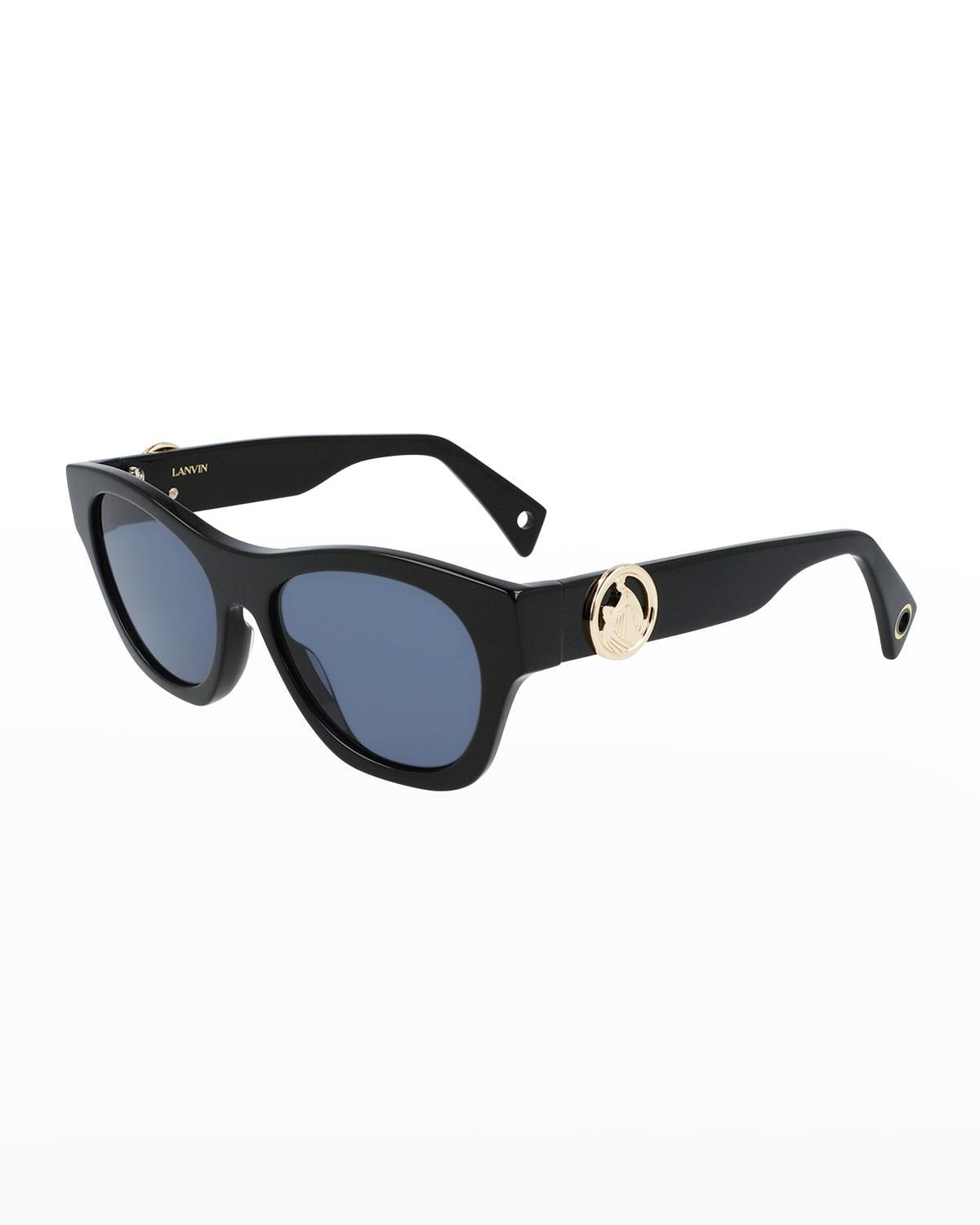 Mother & Child Logo Rectangle Acetate Sunglasses Product Image