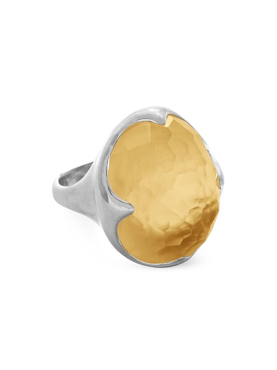 Womens Rock Candy Prince Sterling Silver & Honey Citrine Ring Product Image