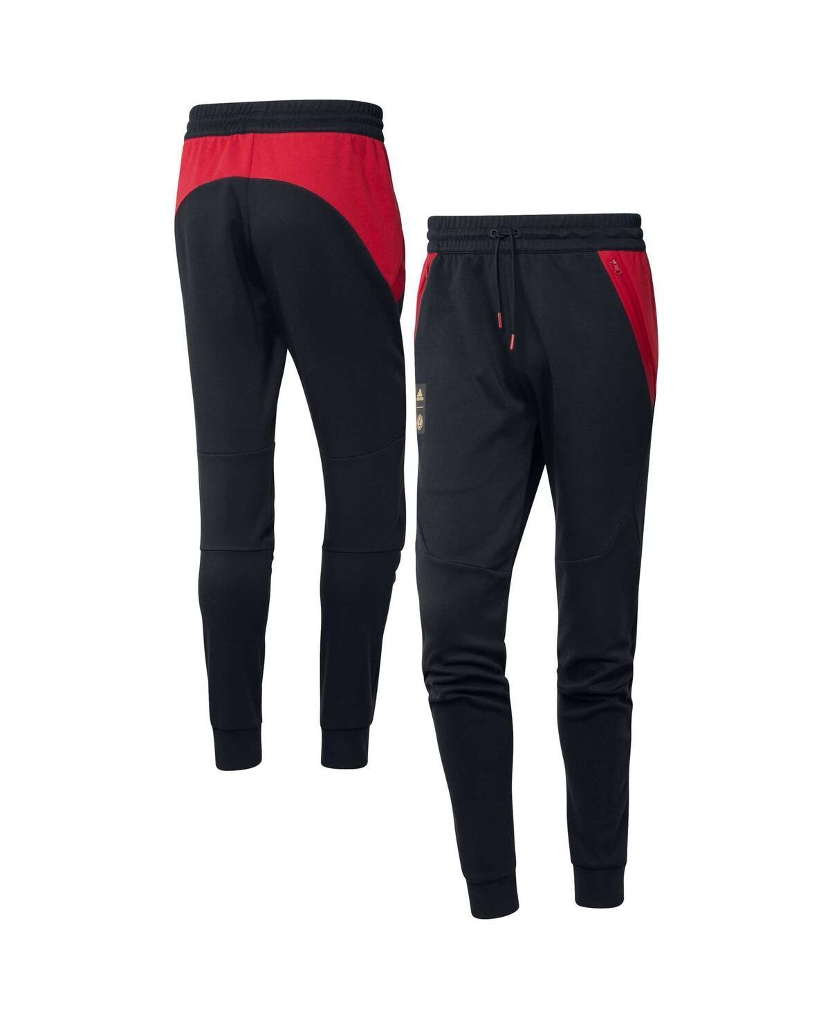 Mens adidas Black Atlanta United FC 2023 Player Club Travel Pants Product Image