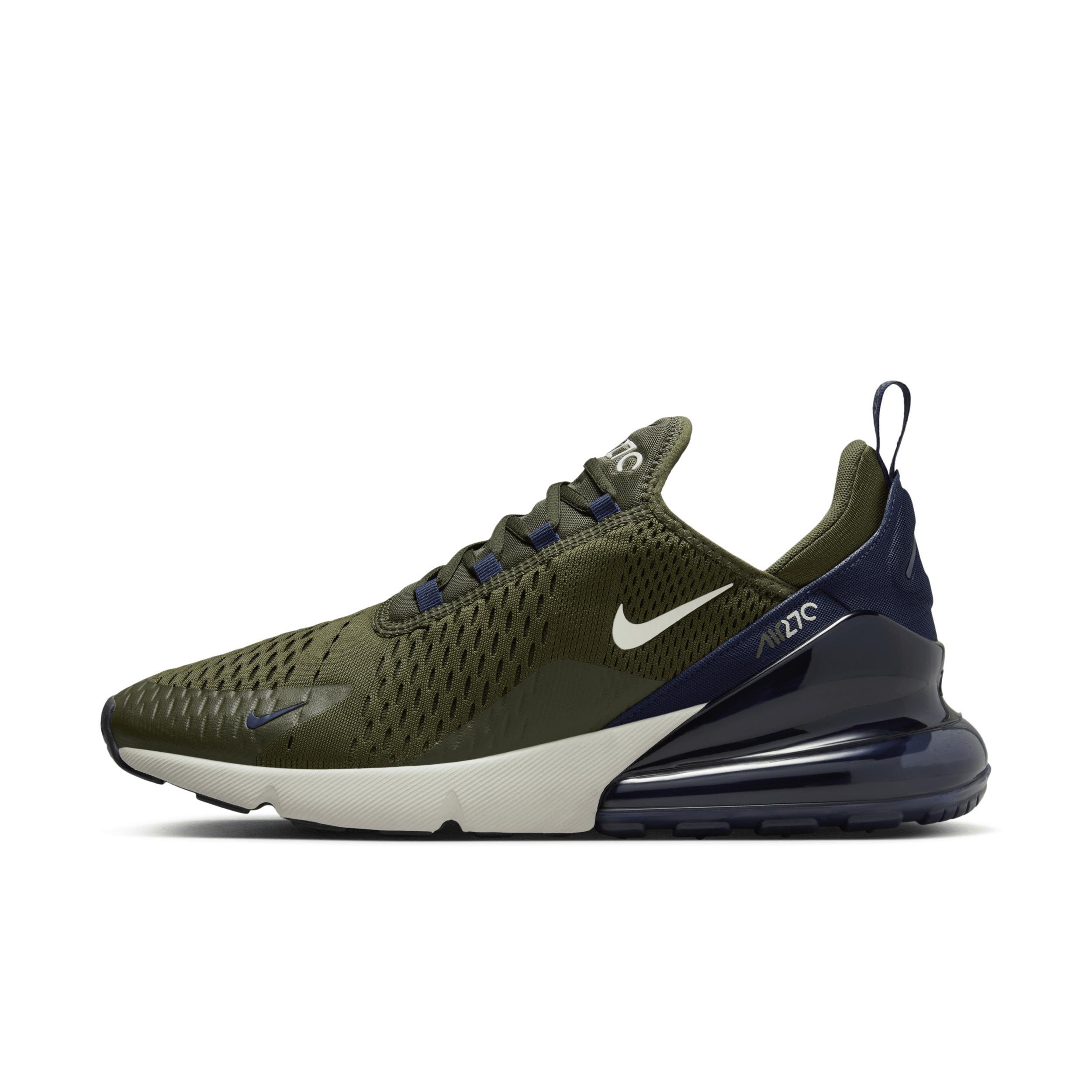 Nike Mens Air Max 270 - Running Shoes Cargo Khaki/Lt Bone/Obsidian Product Image