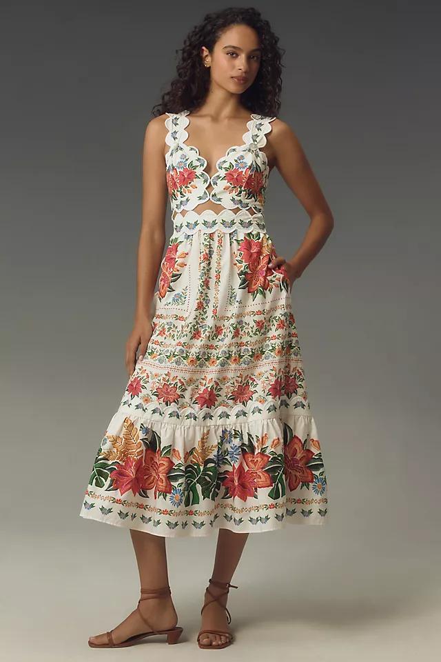 Farm Rio Bloom Garden Midi Dress Product Image