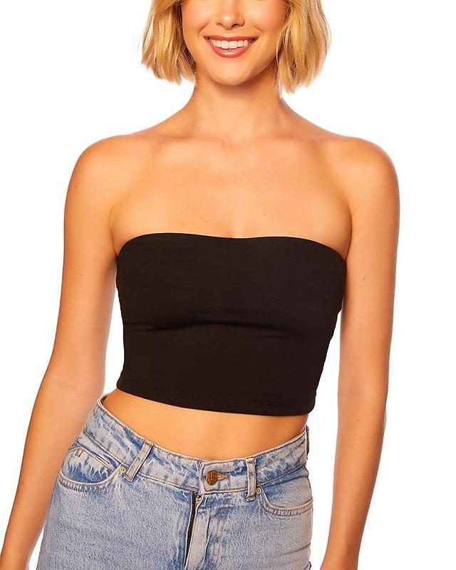 Womens Essential Crop Tube Top Product Image