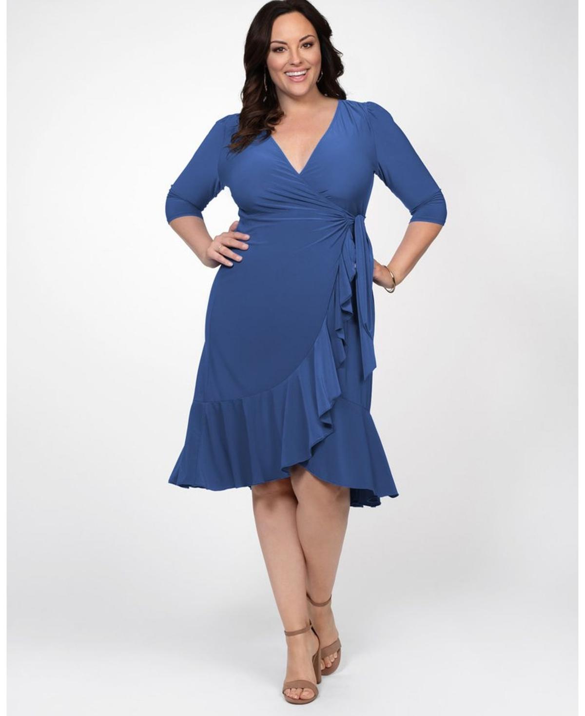 Kiyonna Whimsy Wrap Dress Product Image