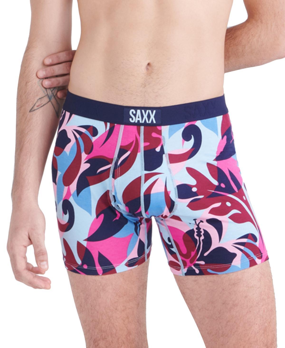 Saxx Mens Micro Stripe Relaxed Fit Ultra Super Soft Boxer Briefs Product Image