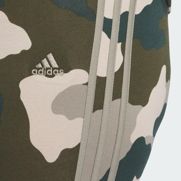 Essentials 3-Stripes Camo Print 7/8 Length Leggings (Plus Size) Product Image