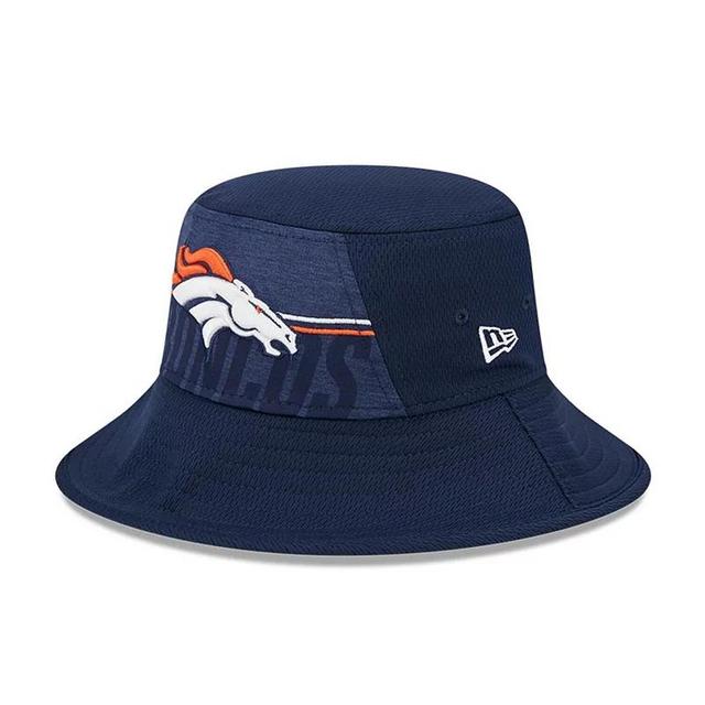 Mens New Era Denver Broncos 2023 NFL Training Camp Stretch Bucket Hat, Blue Product Image