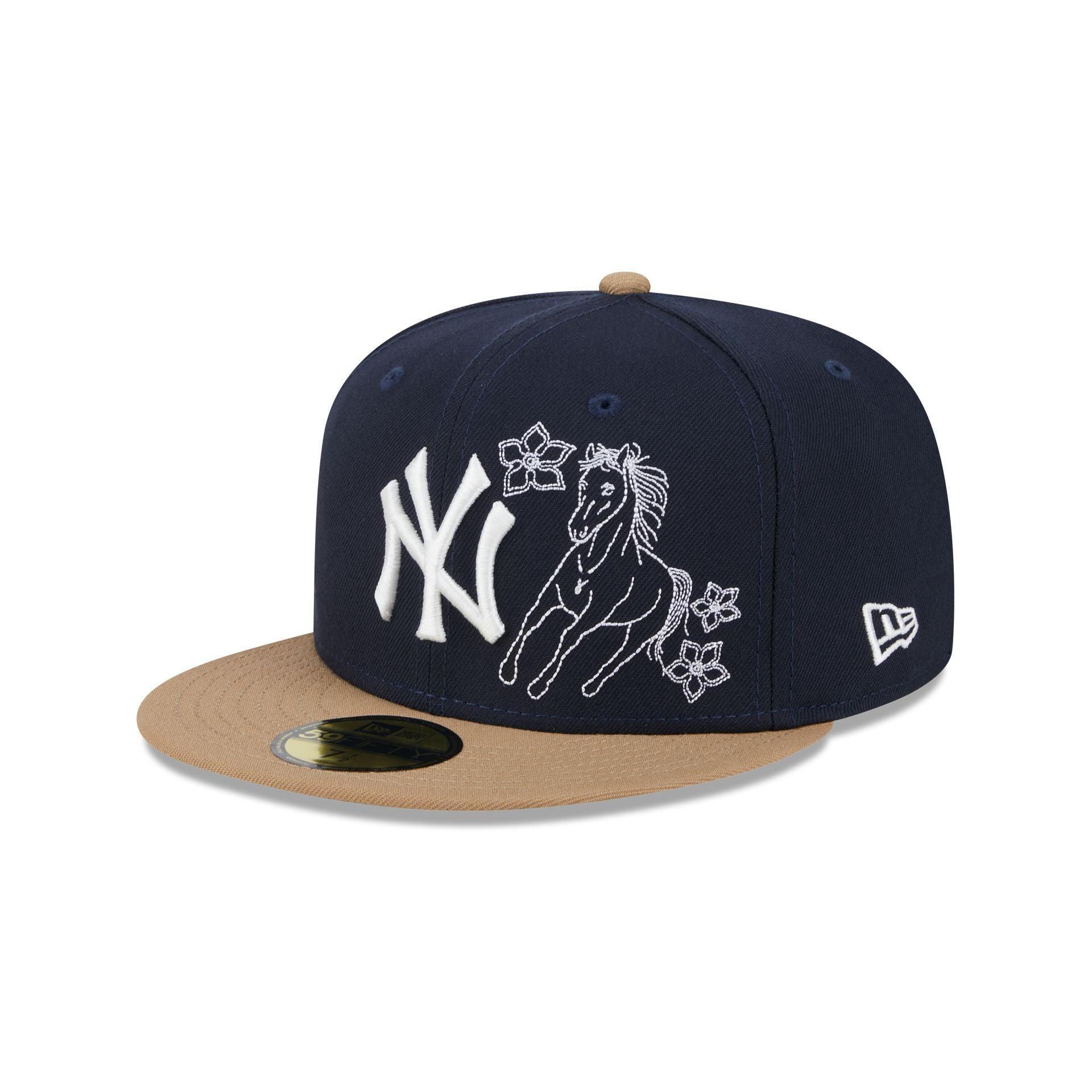 New York Yankees Western Khaki 59FIFTY Fitted Hat Male Product Image