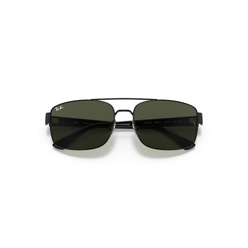 Ray-Ban Rb3687 Sunglasses Frame Green Lenses Product Image