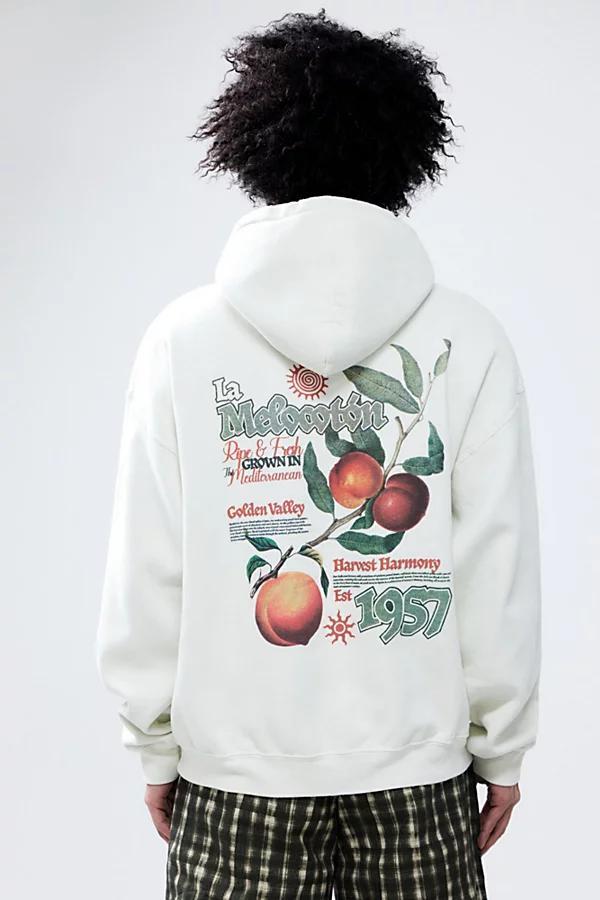 Urban Outfitters UO Ecru La Melocotin Hoodie Sweatshirt Mens at Urban Outfitters Product Image