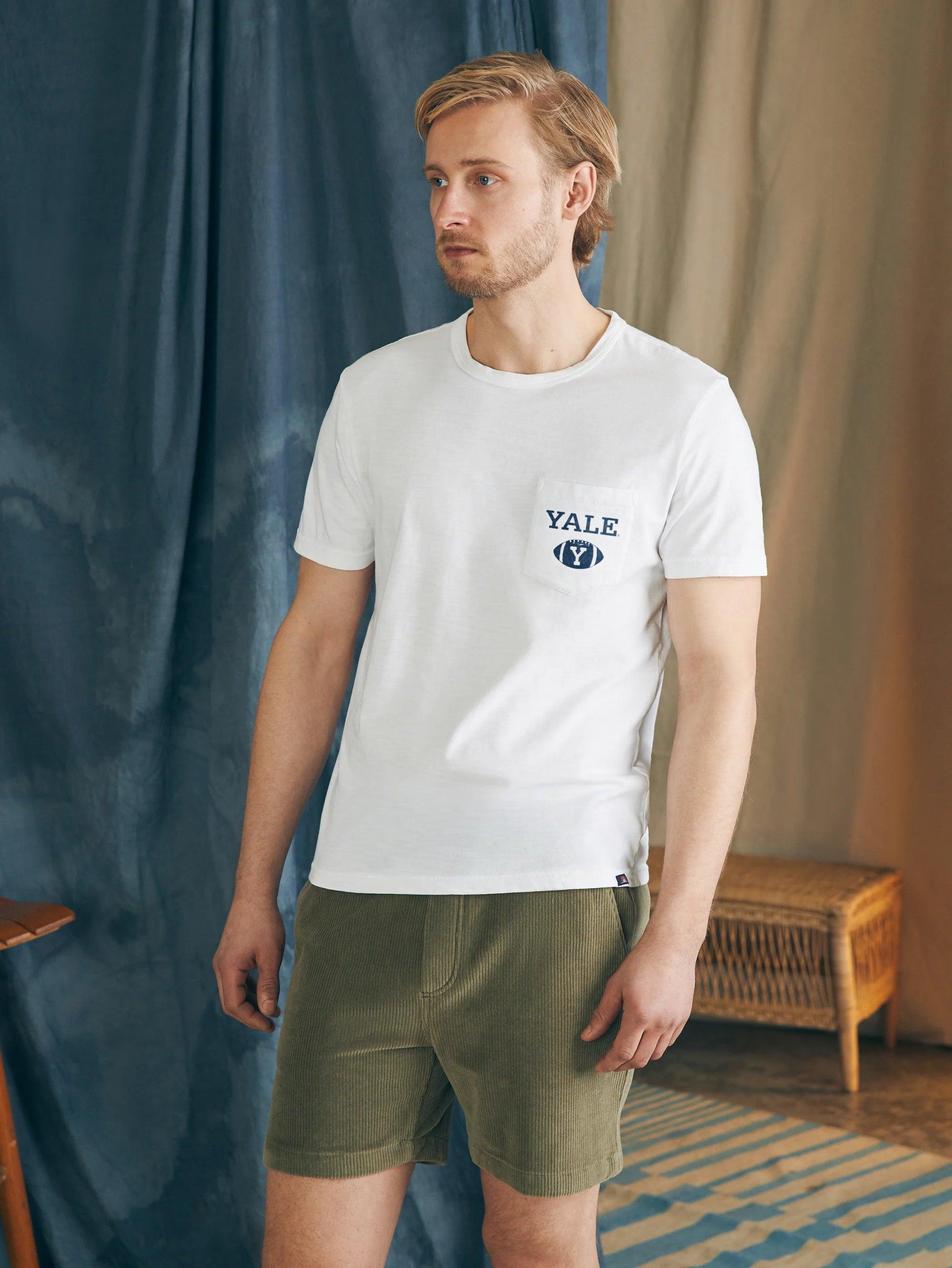 Sunwashed Pocket Tee - White Product Image