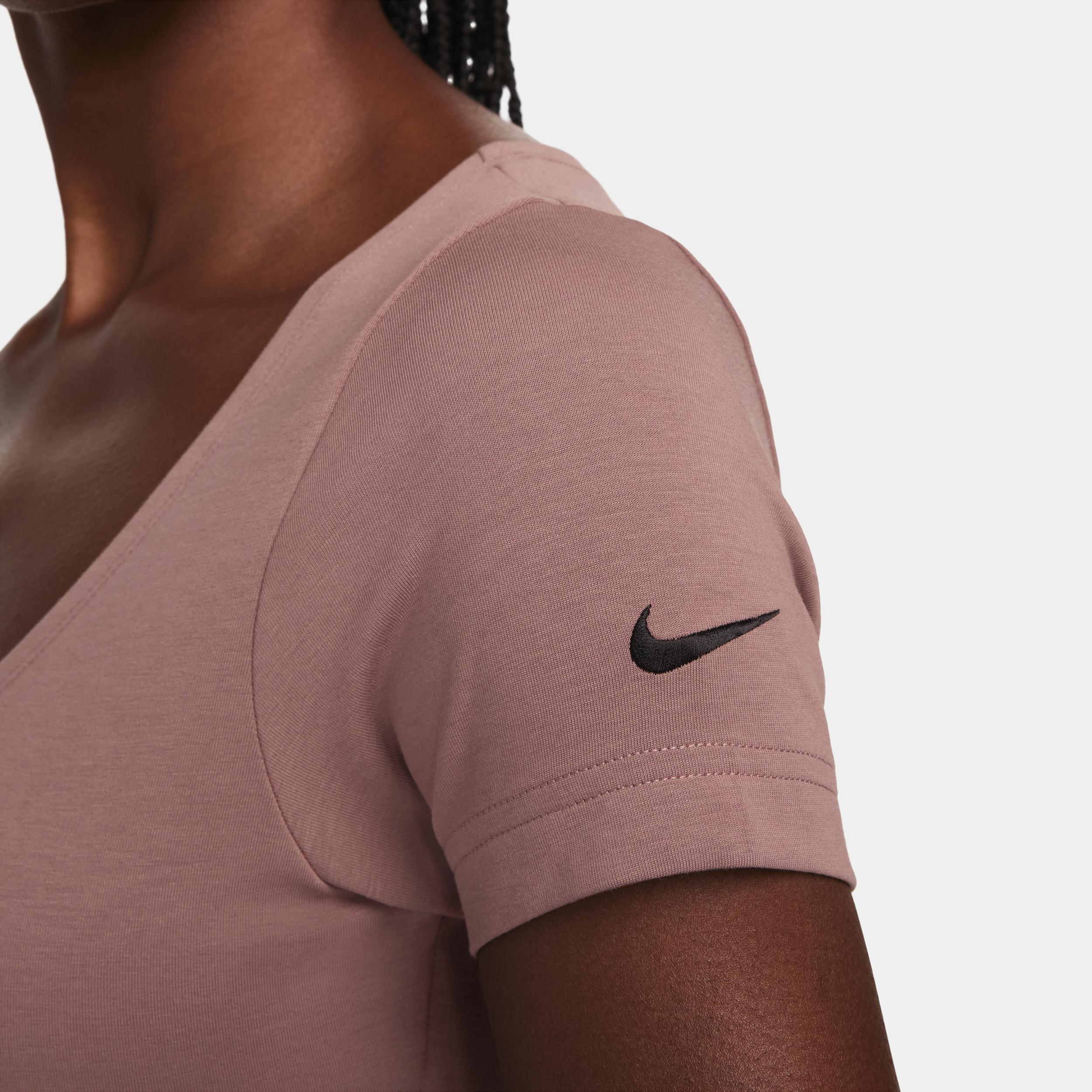 Women's Nike Sportswear Essential Swoosh Short-Sleeve Top Product Image