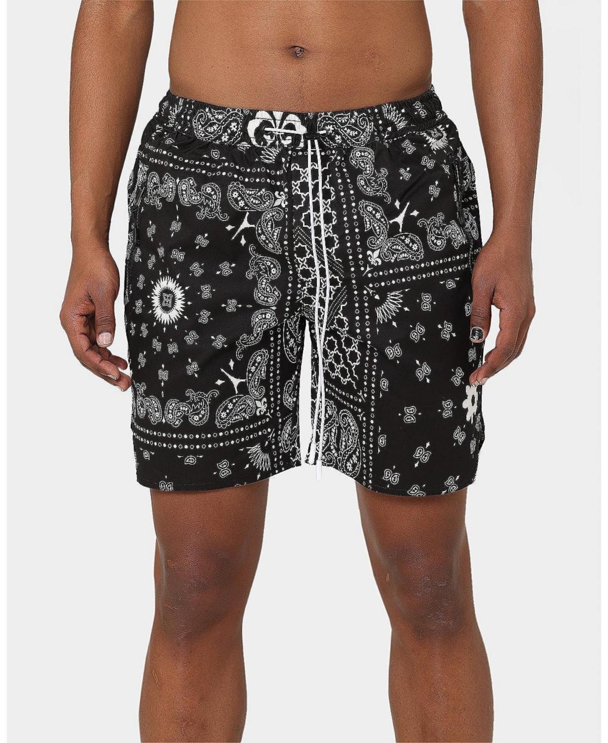 Carre Mens Bandana Ultra La Plage Shorts - Black Product Image