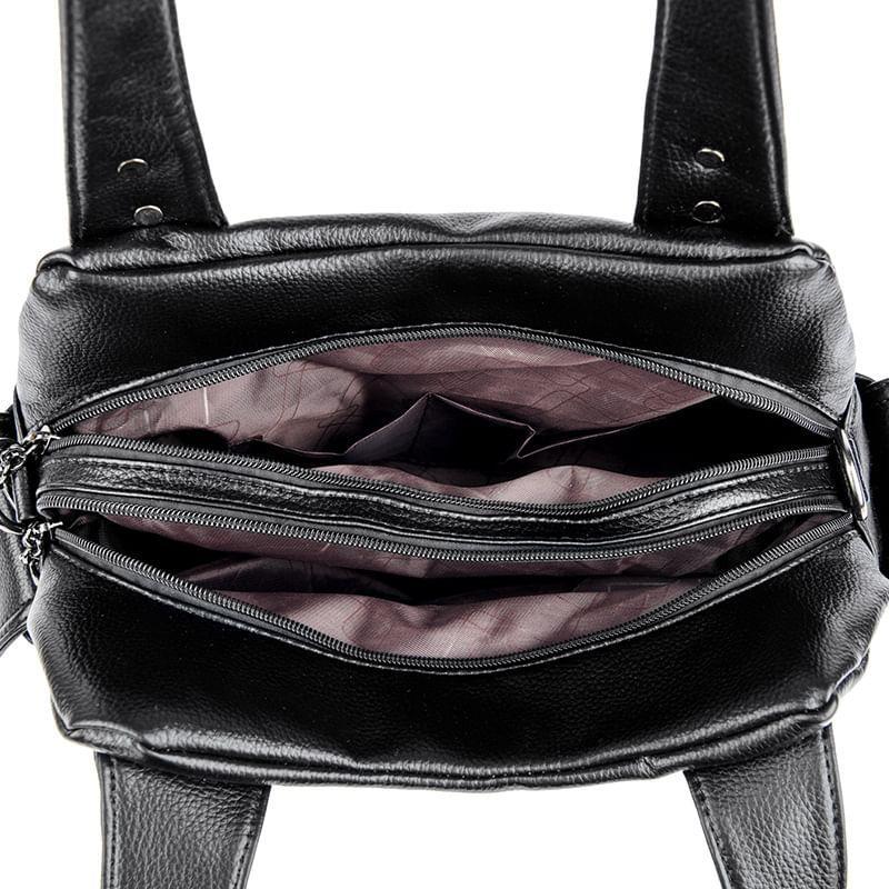 Faux Leather Tote Bag Product Image