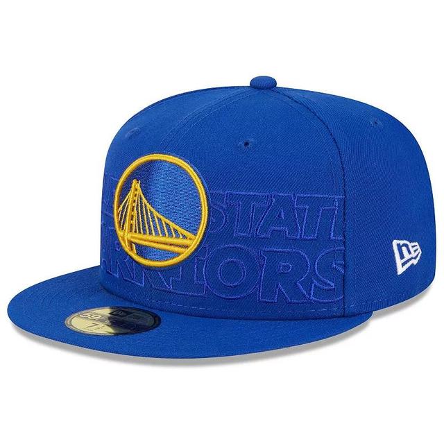 Mens New Era Royal Golden State Warriors 2023 NBA Draft 59FIFTY Fitted Hat Product Image