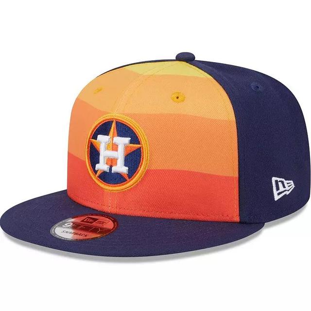 Mens New Era Orange Houston Astros 2024 Batting Practice 9FIFTY Snapback Hat Product Image