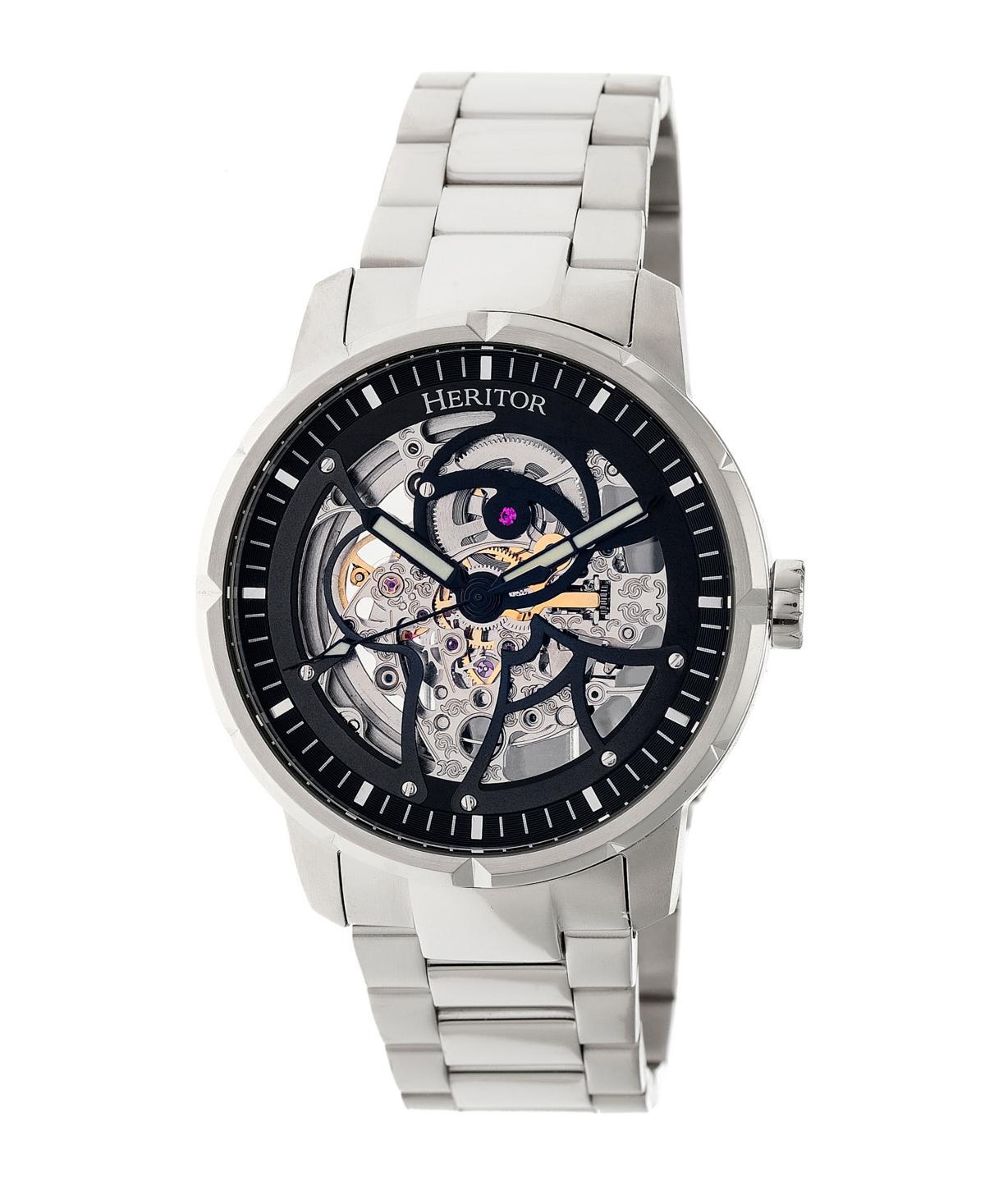 Heritor Ryder Automatic Black Skeleton Dial Mens Watch HR4608 Product Image