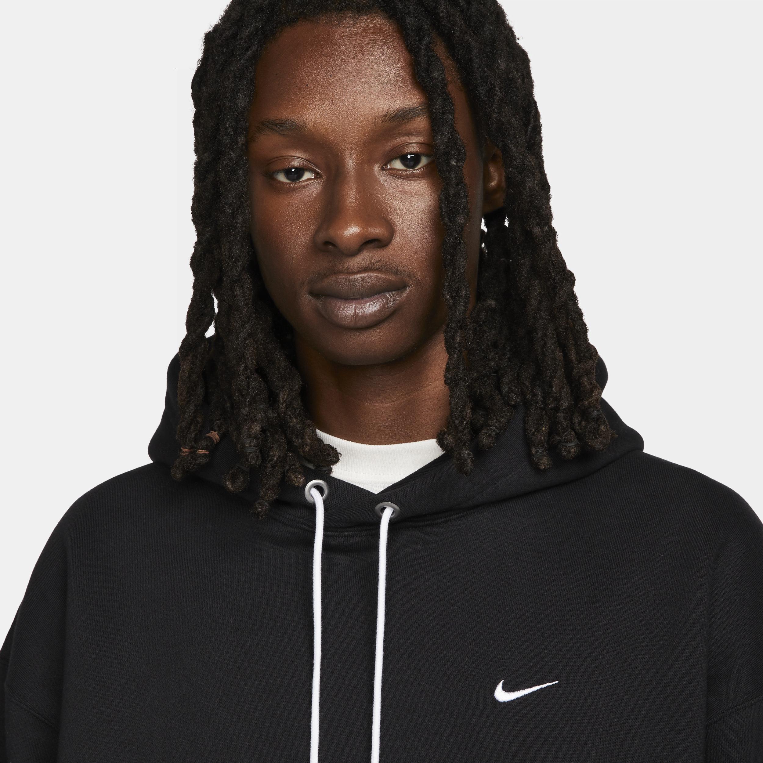 Nike Men's Solo Swoosh Fleece Pullover Hoodie Product Image