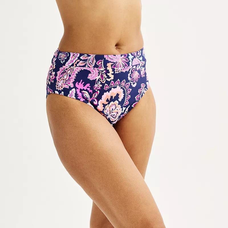 Womens Freshwater High-Waist Swim Bottoms Product Image