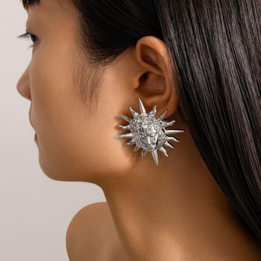 Apollo Sun Alloy Stud Earring Product Image