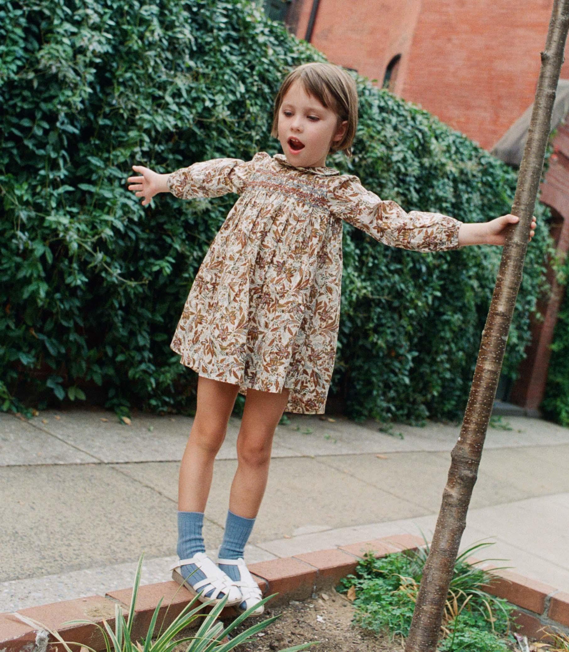 LETTY DRESS -- BLANC NARCISSUS FLORAL Product Image