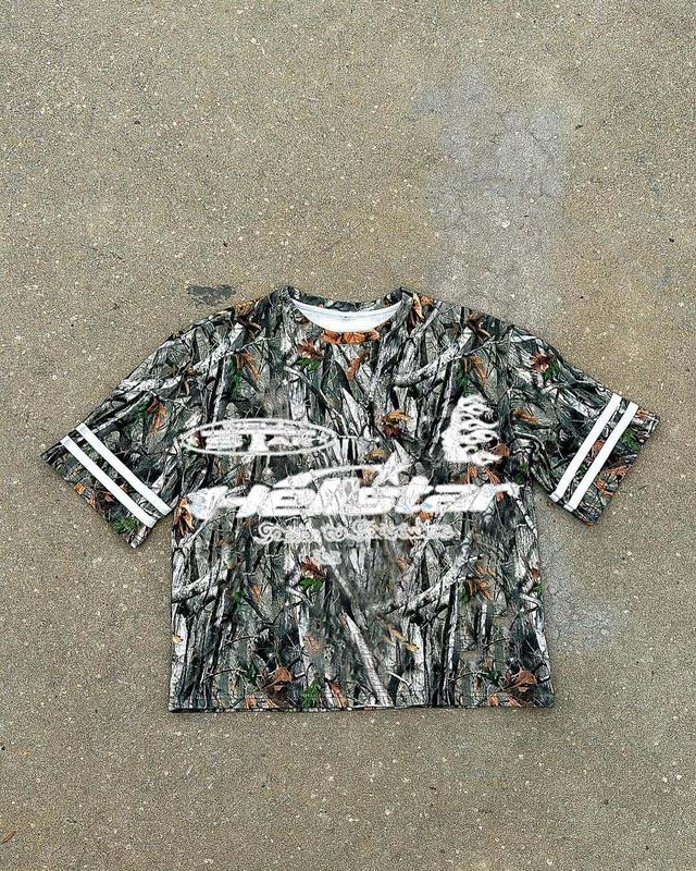 Vintage Hellstar Camo Graphic Short Sleeve T-Shirt Product Image