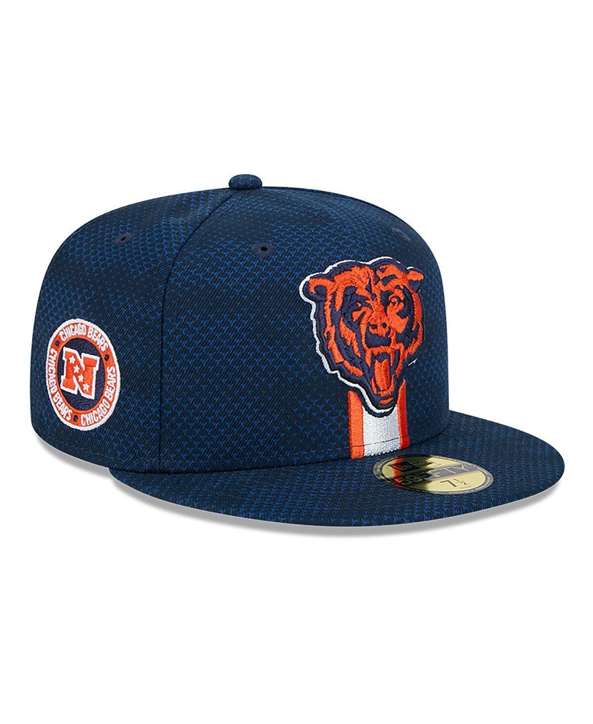 New Era Mens Navy Chicago Bears 2024 Sideline 59FIFTY Fitted Hat Product Image