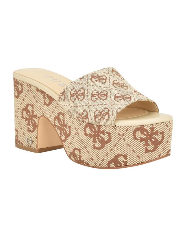 GUESS Yapplea Platform Slide Sandal Product Image